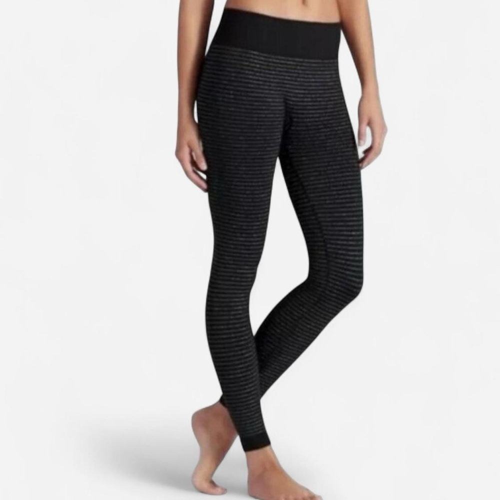Pure Barre Black and Gray Leggings Small NWOT